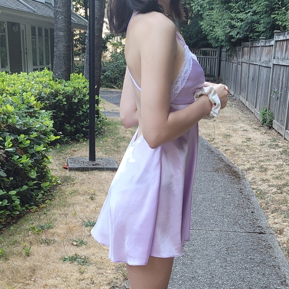 Purple Slip Dress - Picture 5 of 5